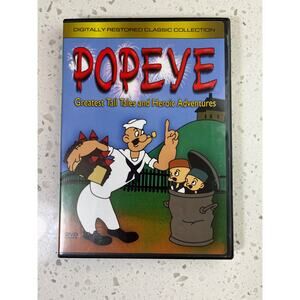 POPEYE: GREATEST TALL TALES AND HEROIC ADVENTURES DVD 2004 Animation EXC